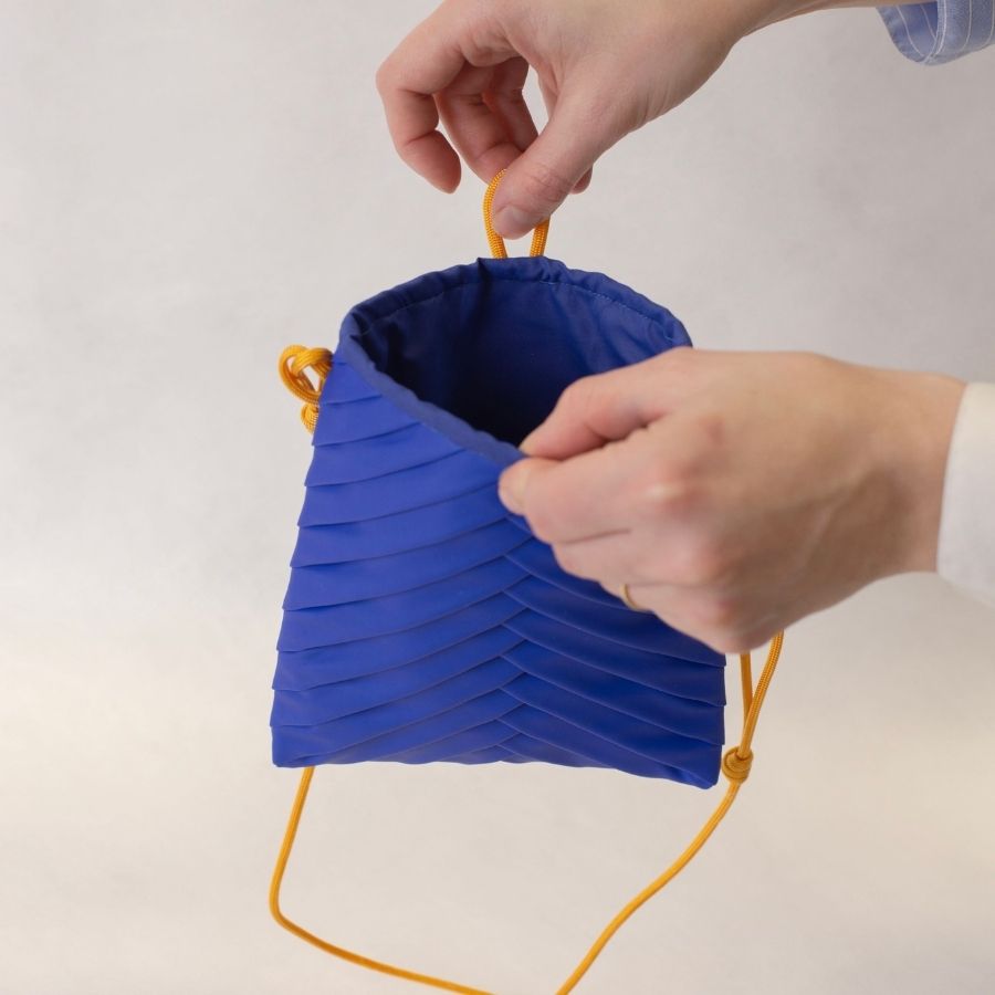 Le Sac Écailles - mini - bleu