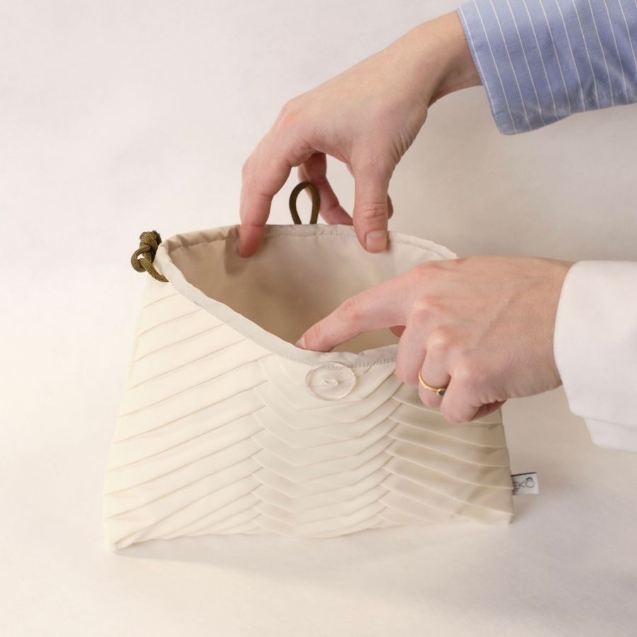 Le Sac Écailles - médium - vanille