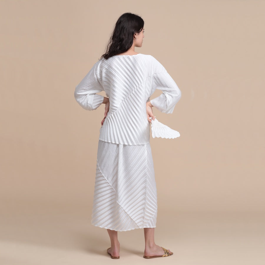 The Constellation Skirt - white