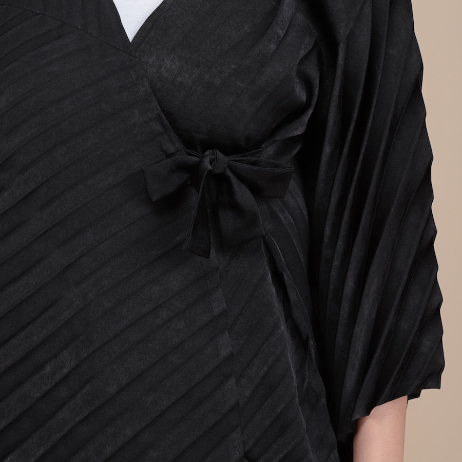 The long Kimono - black