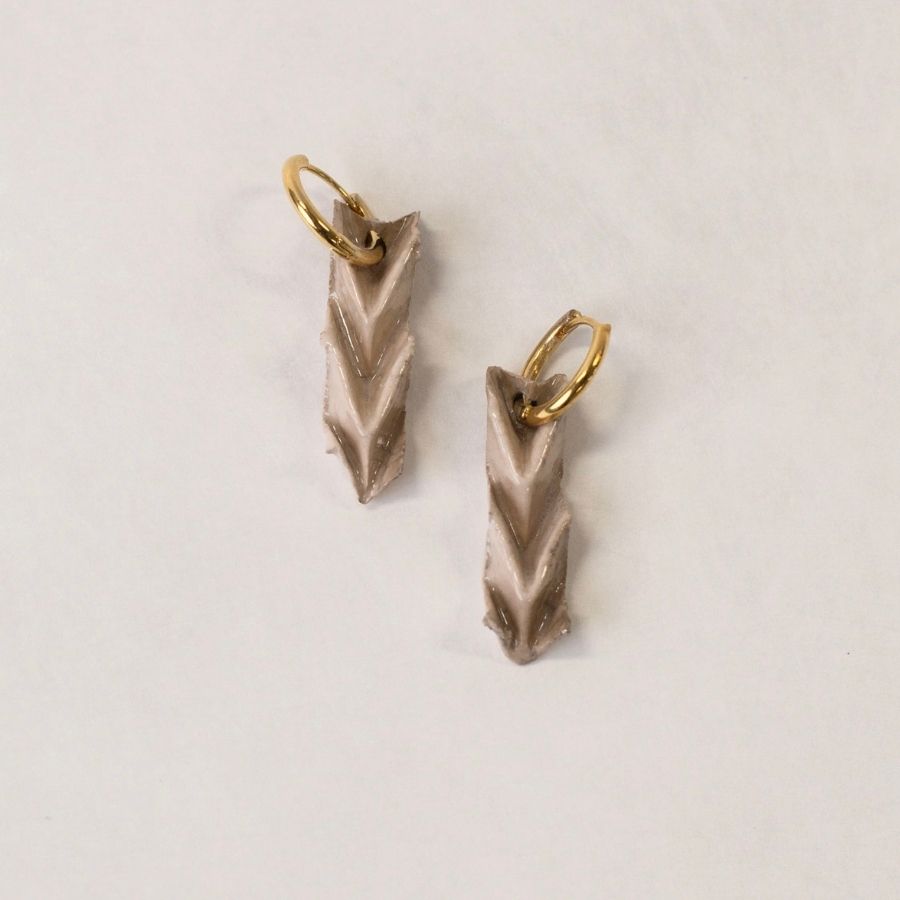 Boucles d'oreilles raku - modèle au choix