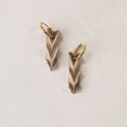 Boucles d'oreilles raku - modèle au choix