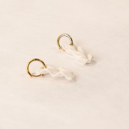 Boucles d'oreilles porcelaine - modèle au choix