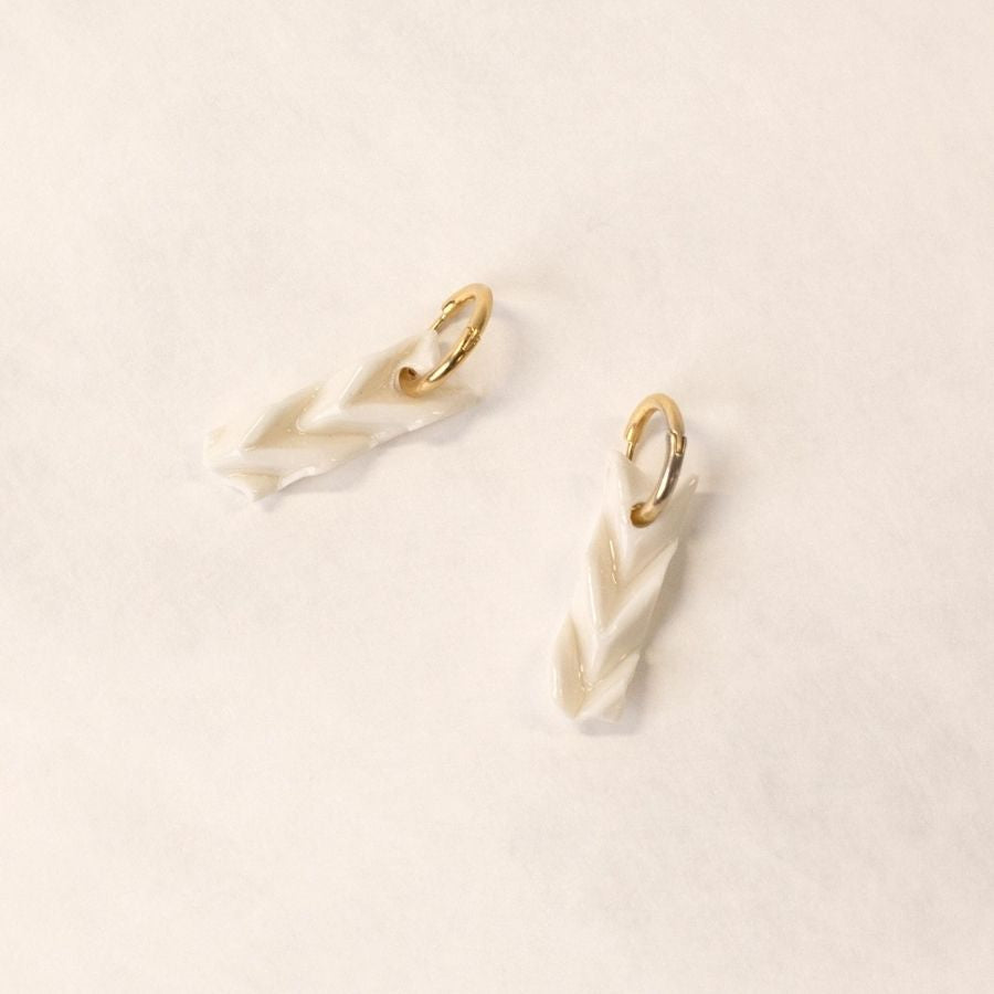 Boucles d'oreilles porcelaine - modèle au choix