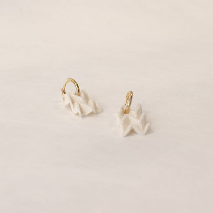 Boucles d'oreilles porcelaine - modèle au choix