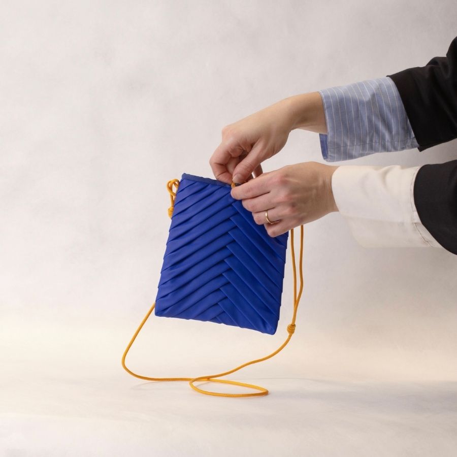 Le Sac Écailles - mini - bleu