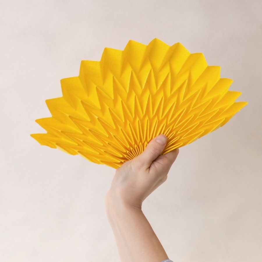 L'éventail - jaune