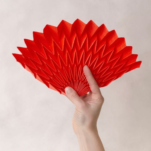 L'éventail - rouge