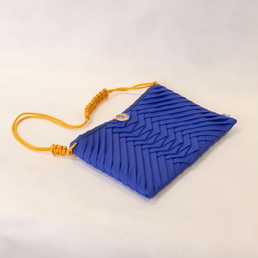 Le Sac Écailles - médium - bleu