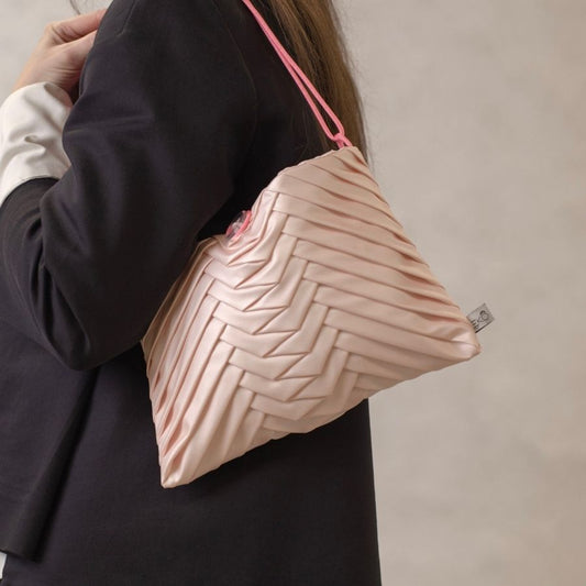 Le Sac Écailles - médium - rose