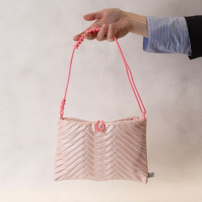 Le Sac Écailles - médium - rose