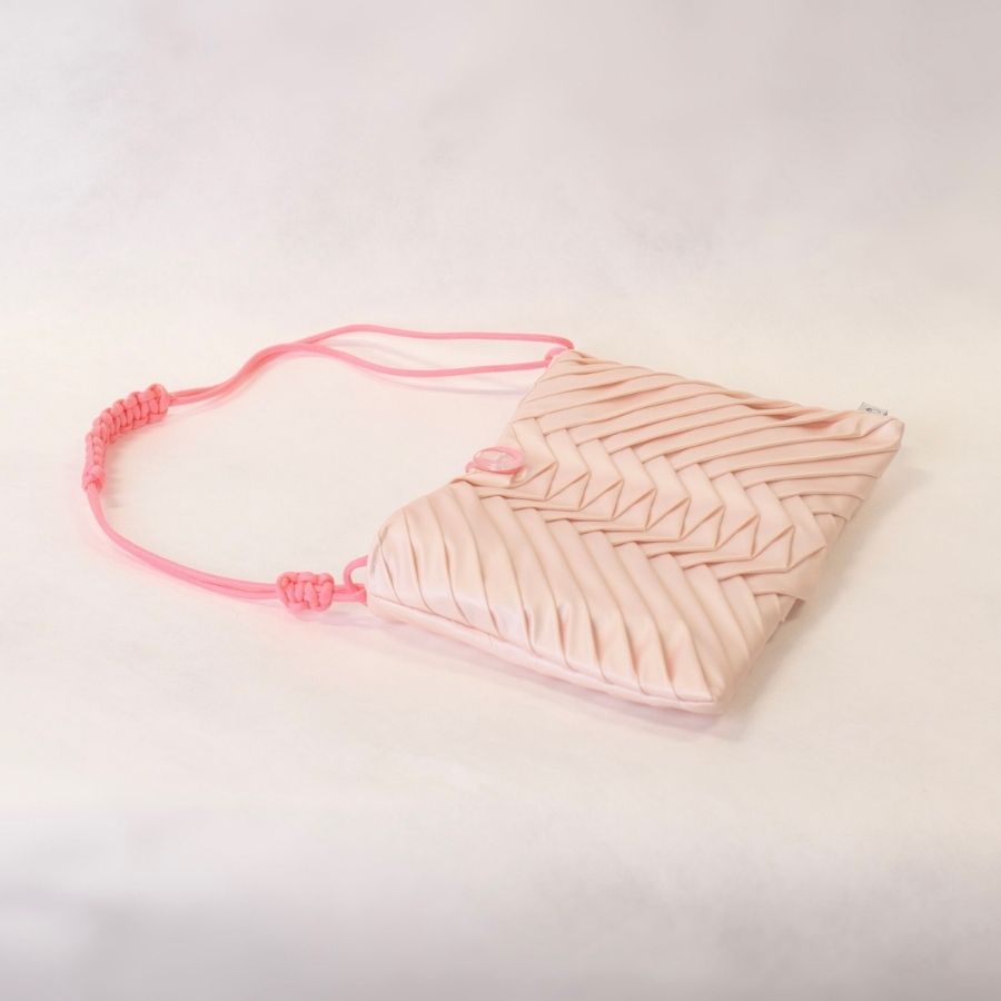 Le Sac Écailles - médium - rose