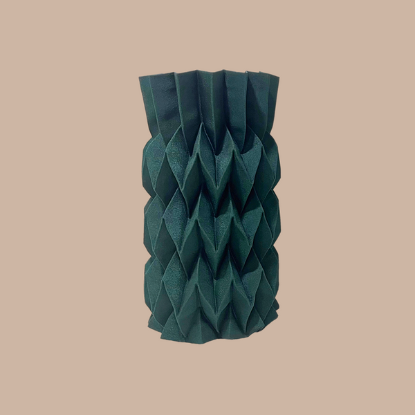 The suede plant pot - green