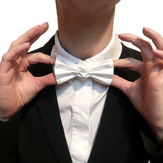 White bow tie