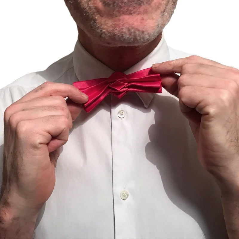 Pink bow tie