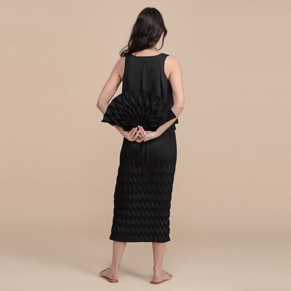 The Comète long skirt - black