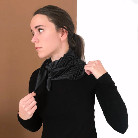 Foulard mirage noir