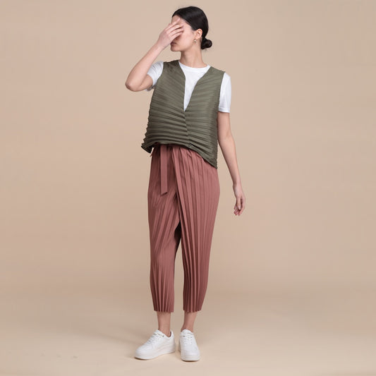 Le Pantalon soleil - vieux rose